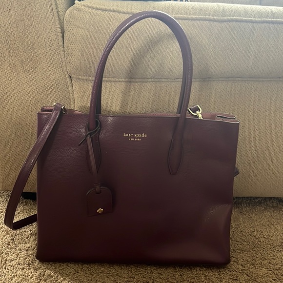 Kate Spade Purple Purse - Picture 1 of 3
